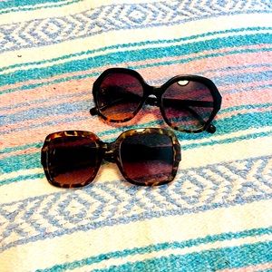 Two pairs of fashion sunglasses 🕶️